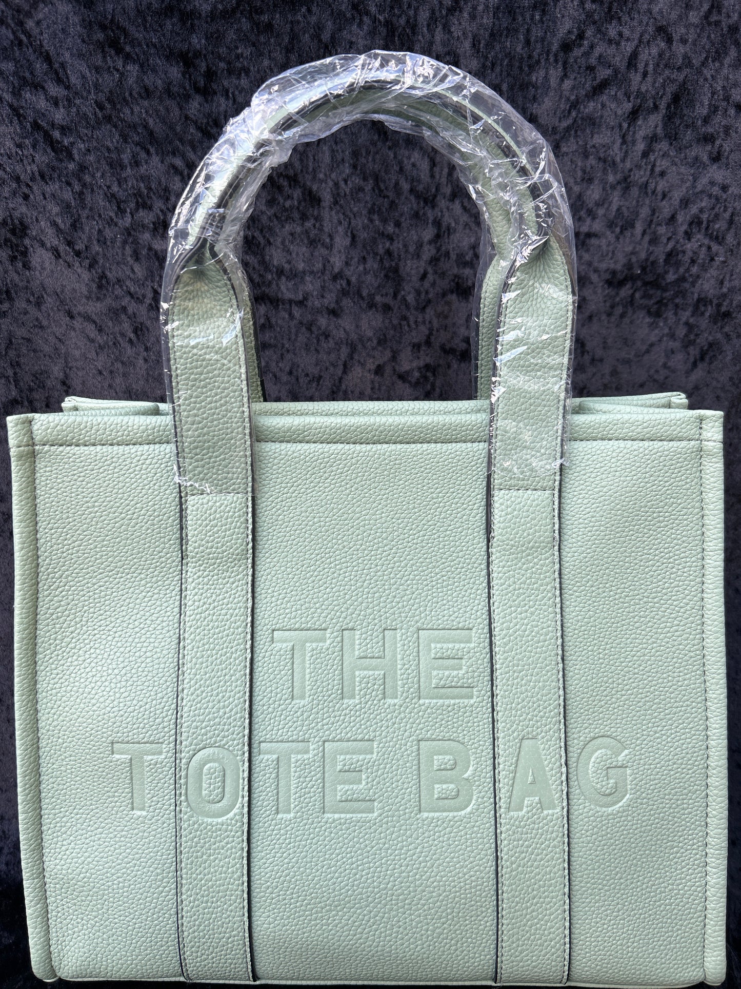 TOTE BAG KLEUR LICHT GROEN