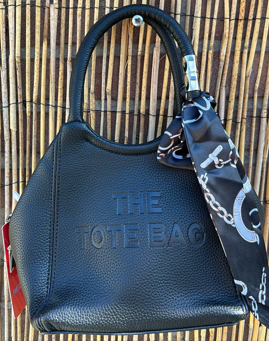Tote bag rond Zwart