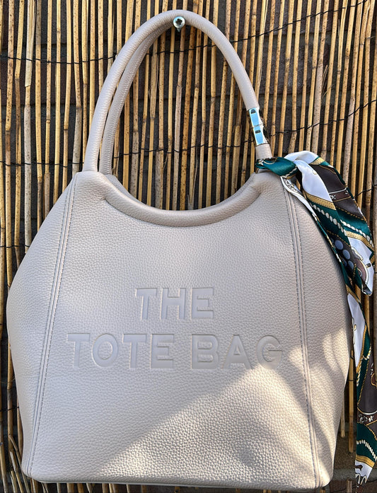 Tote Groot Rond Beige