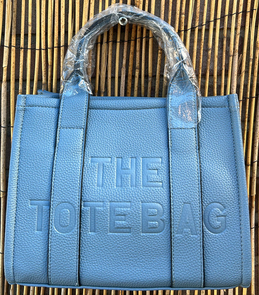 Tote Bag Kleur Pastel klein Blauw